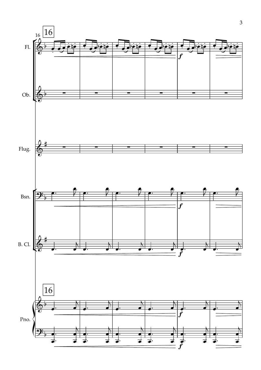 Symphony No. 6 - Pastorale Small Ensemble scores gallery preview page 3