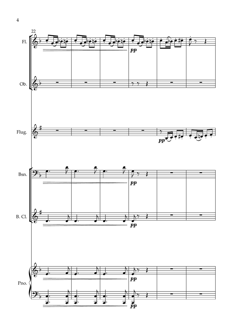 Symphony No. 6 - Pastorale Small Ensemble scores gallery preview page 4