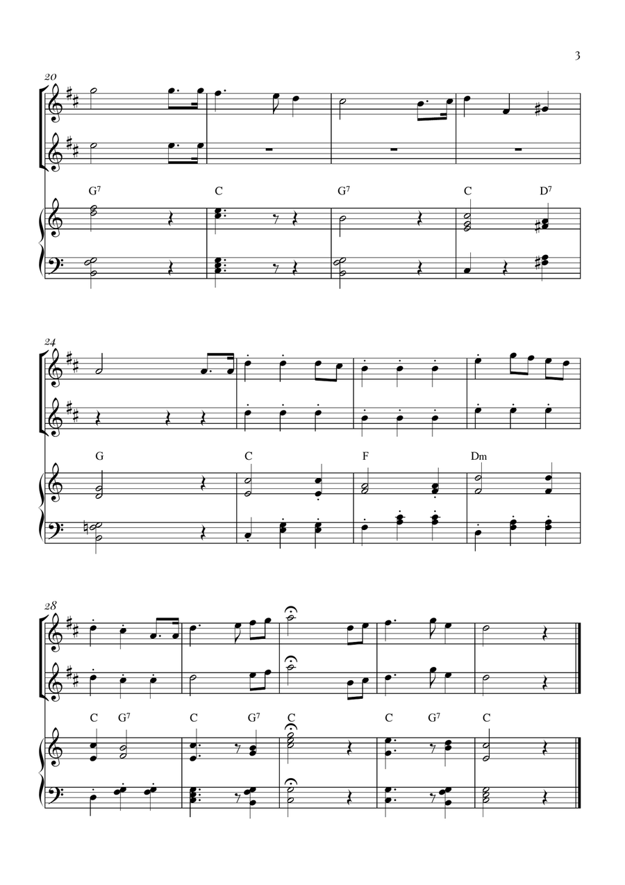 Star Spangled Banner Clarinet scores gallery preview page 3