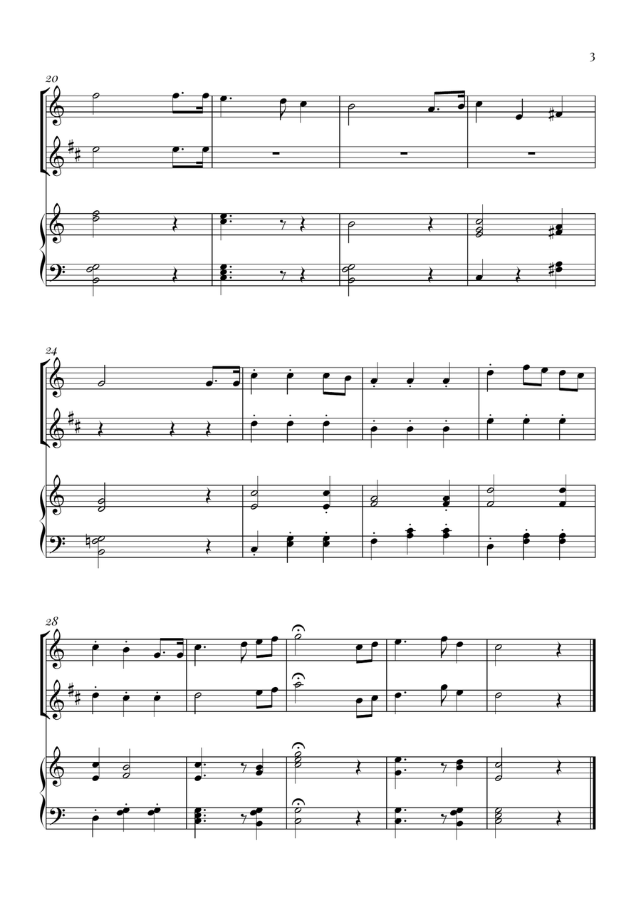 Star Spangled Banner Flute scores gallery preview page 3