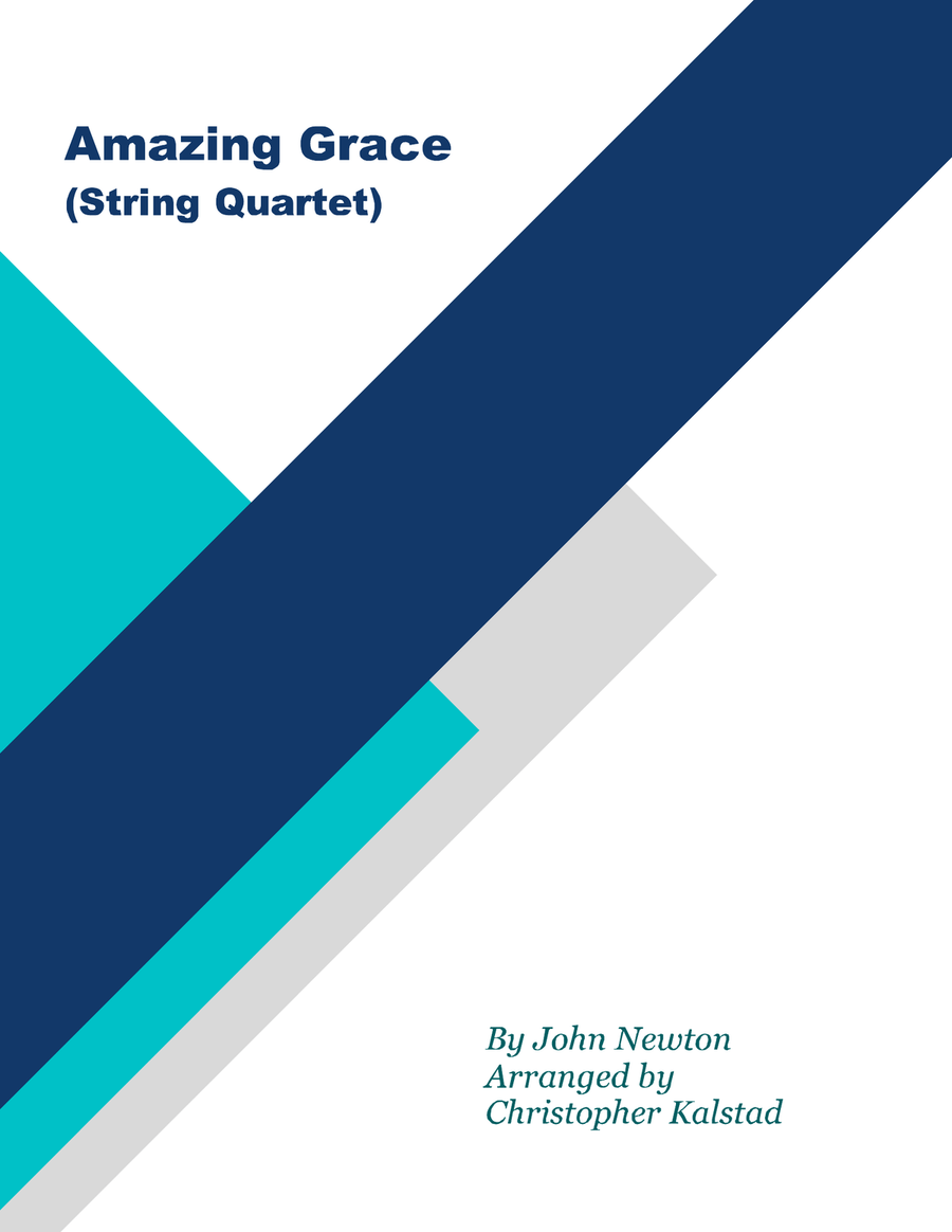 Amazing Grace (String Quartet) String Quartet scores gallery preview page 1