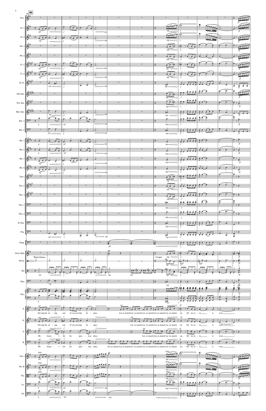 Lift Every Voice and Sing Full Orchestra scores gallery preview page 6