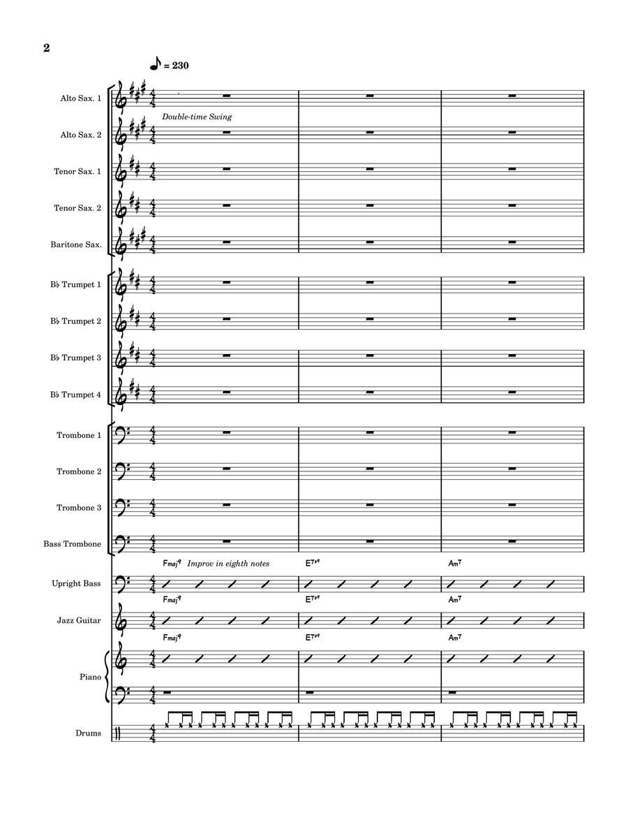 Remember Me Jazz Ensemble scores gallery preview page 2