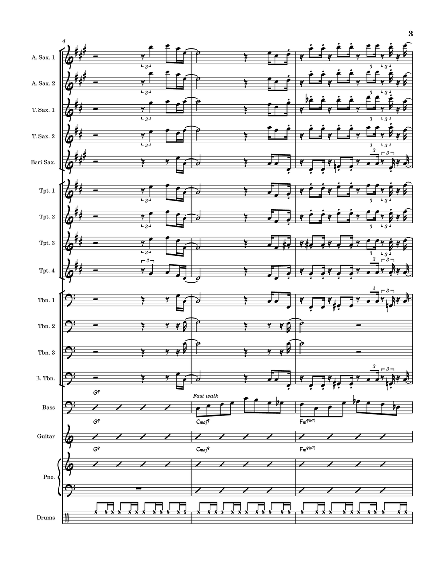 Remember Me Jazz Ensemble scores gallery preview page 3