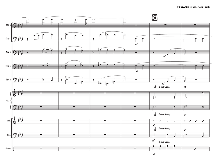 It is Well With My Sould It is Well With My Sould Jazz Ensemble scores gallery preview page 3