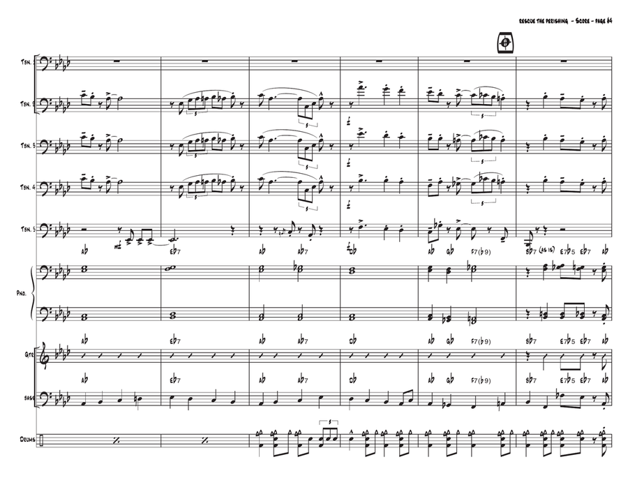 Rescue The Perishing Rescue The Perishing Jazz Ensemble scores gallery preview page 4