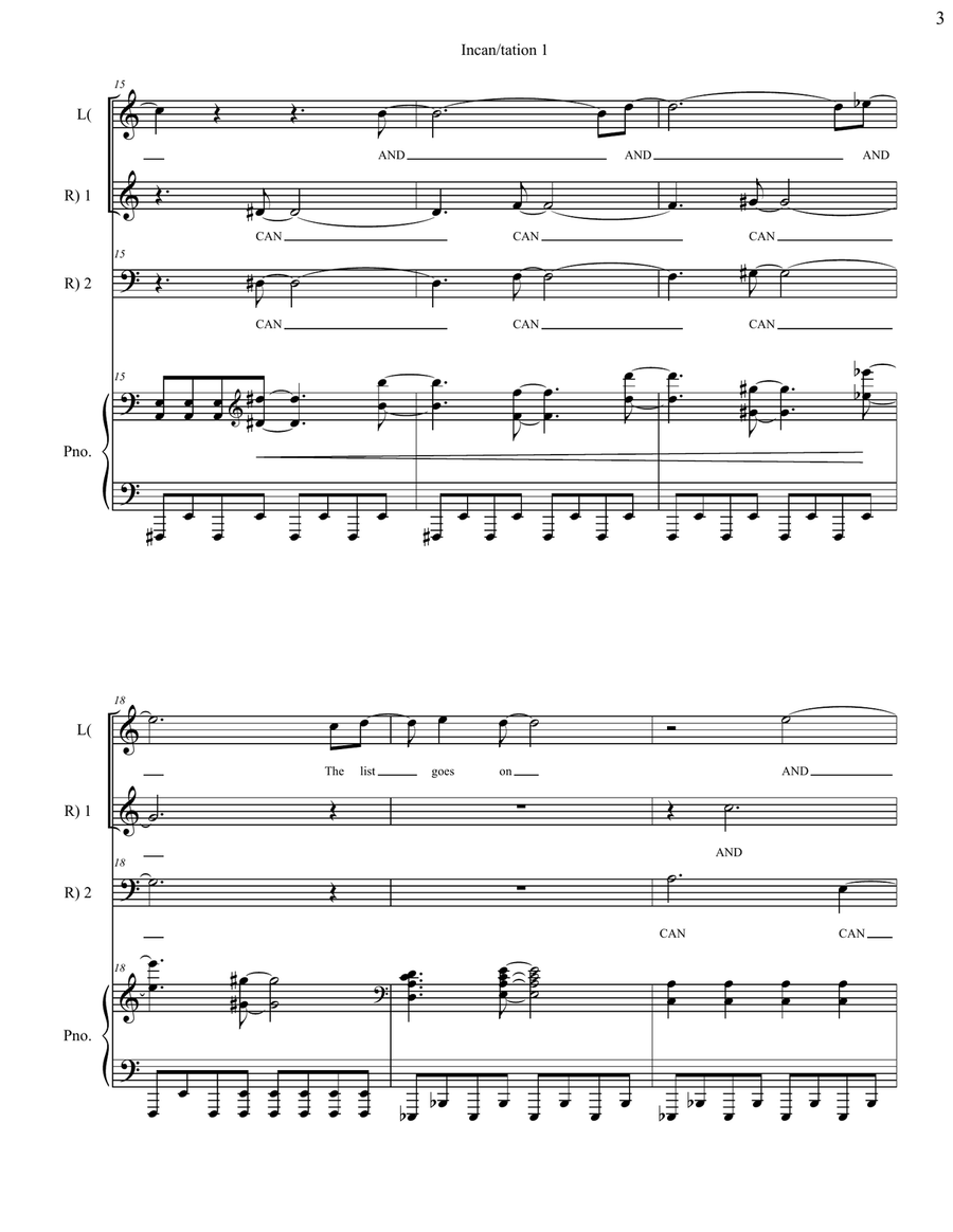 Write Left Piano/Vocal Score Piano, Vocal scores gallery preview page 6