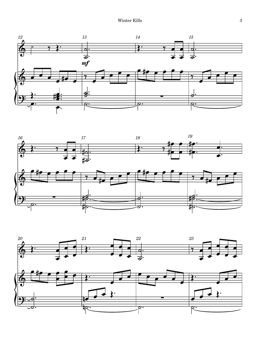 Winter Kills Handbell Choir scores gallery preview page 3
