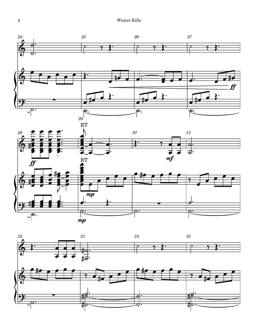 Winter Kills Handbell Choir scores gallery preview page 4