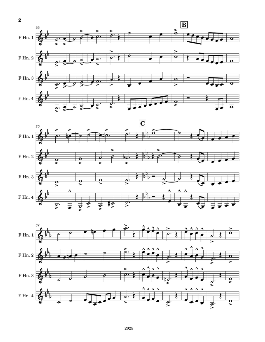 The Canadian Mounties The Canadian Mounties Brass Quartet scores gallery preview page 2