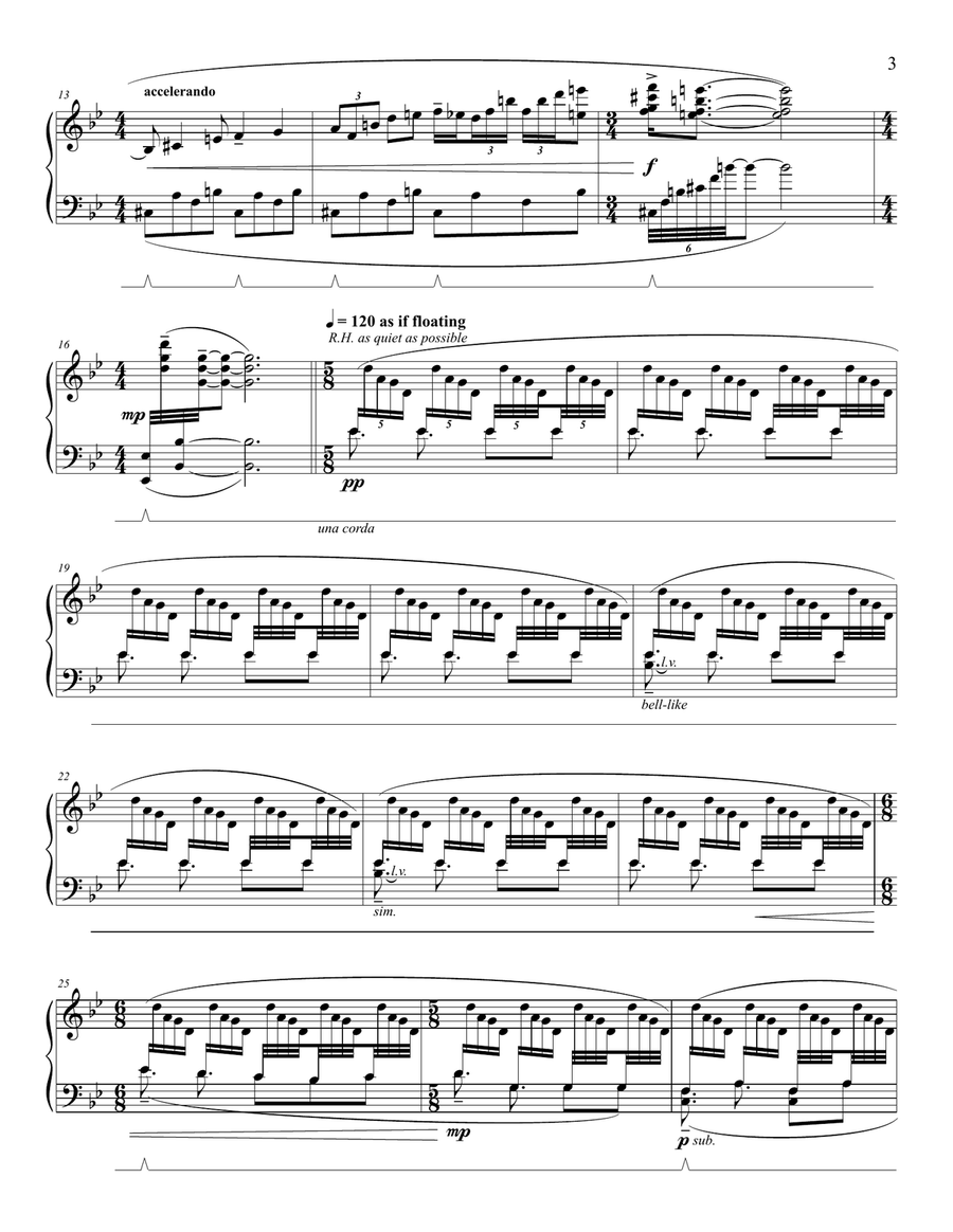 Shifts Piano Solo scores gallery preview page 4