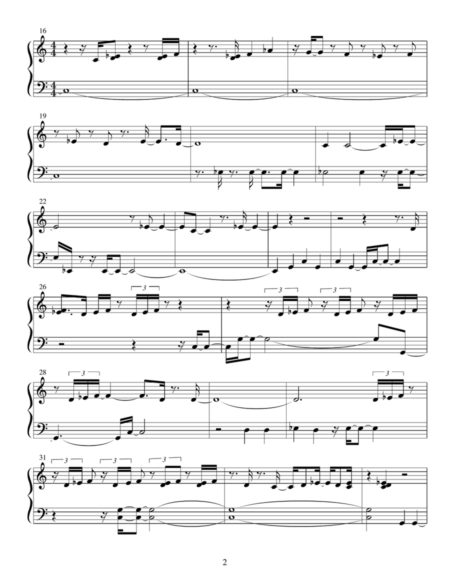 Running Rabbit Running Rabbit Piano Solo scores gallery preview page 2