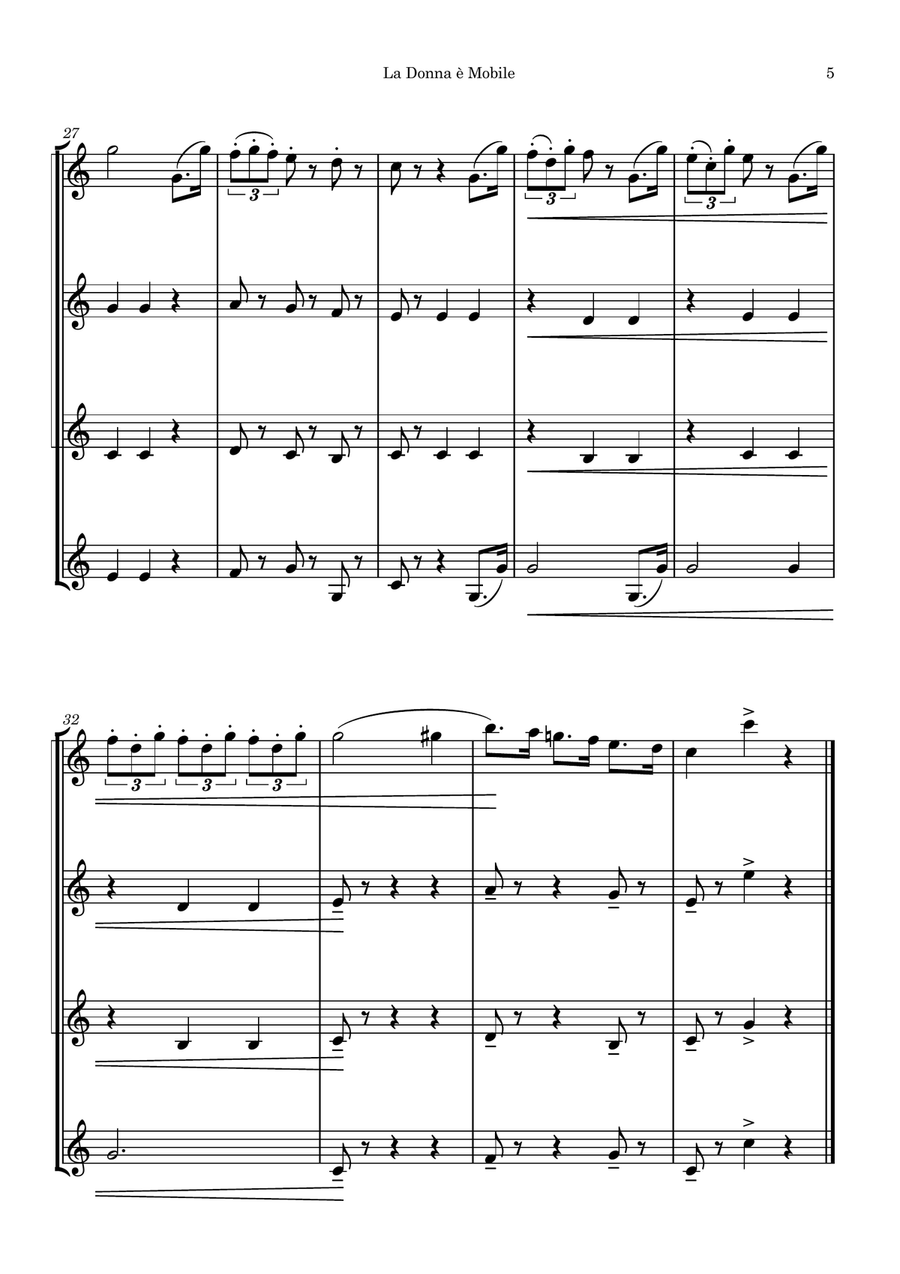 Around The World In Seven Ditties Clarinet Quartet scores gallery preview page 5