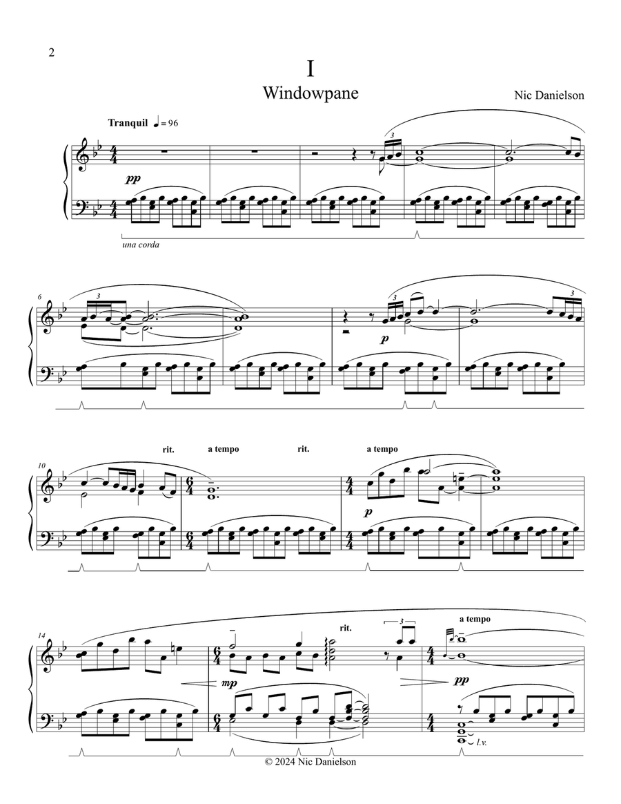 Windowpane Piano Solo scores gallery preview page 3
