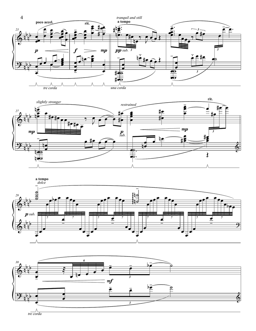 Memory Cycles Piano Solo scores gallery preview page 5