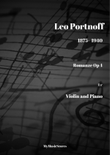 Portnoff Romanze Op 4 for Violin and Piano