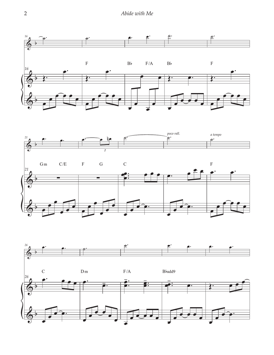 Abide with Me Abide with Me Violin Solo scores gallery preview page 2