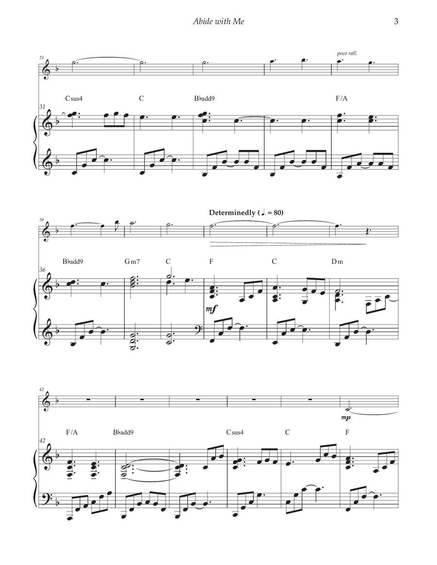 Abide with Me Abide with Me Violin Solo scores gallery preview page 3