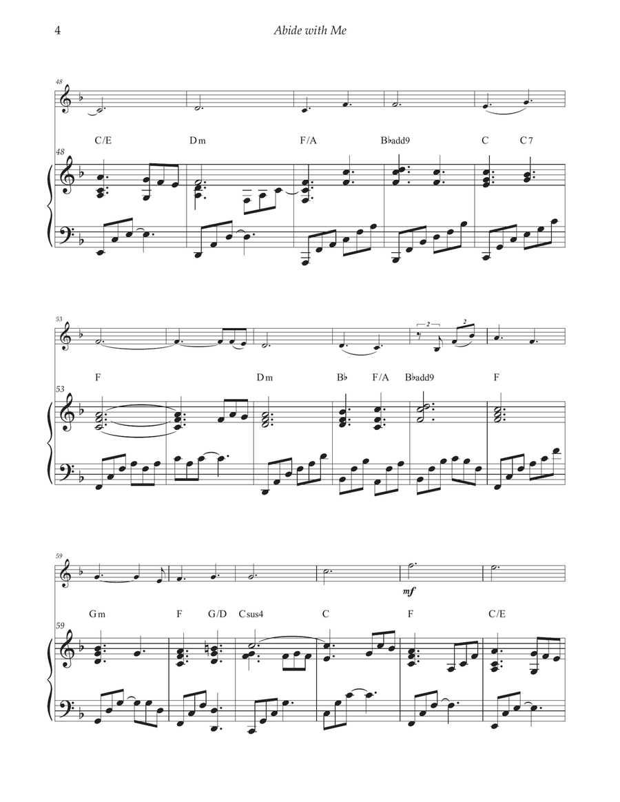 Abide with Me Abide with Me Violin Solo scores gallery preview page 4