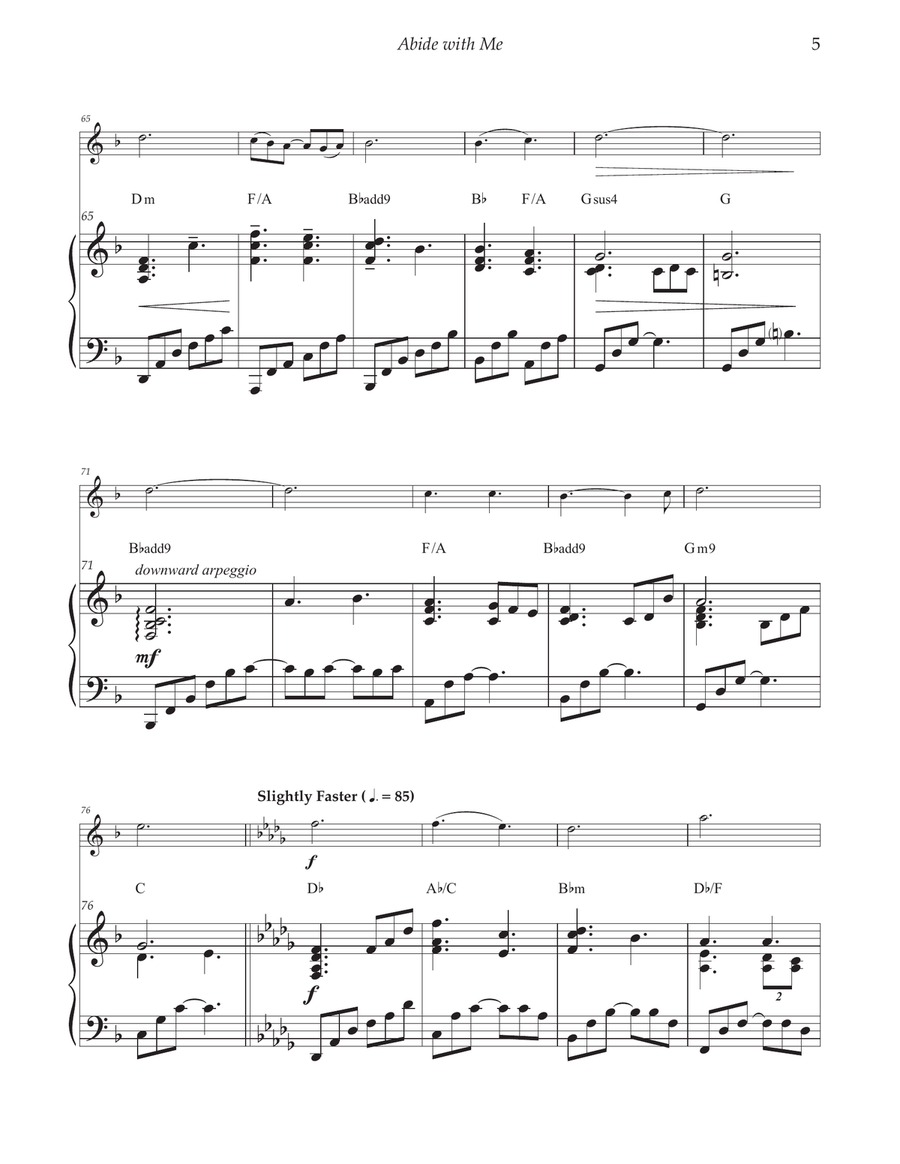 Abide with Me Abide with Me Violin Solo scores gallery preview page 5