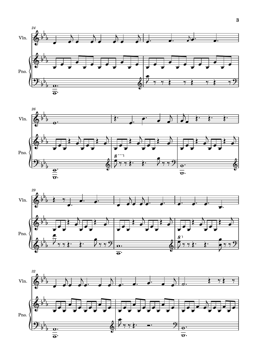 Before You Go Violin Solo scores gallery preview page 3
