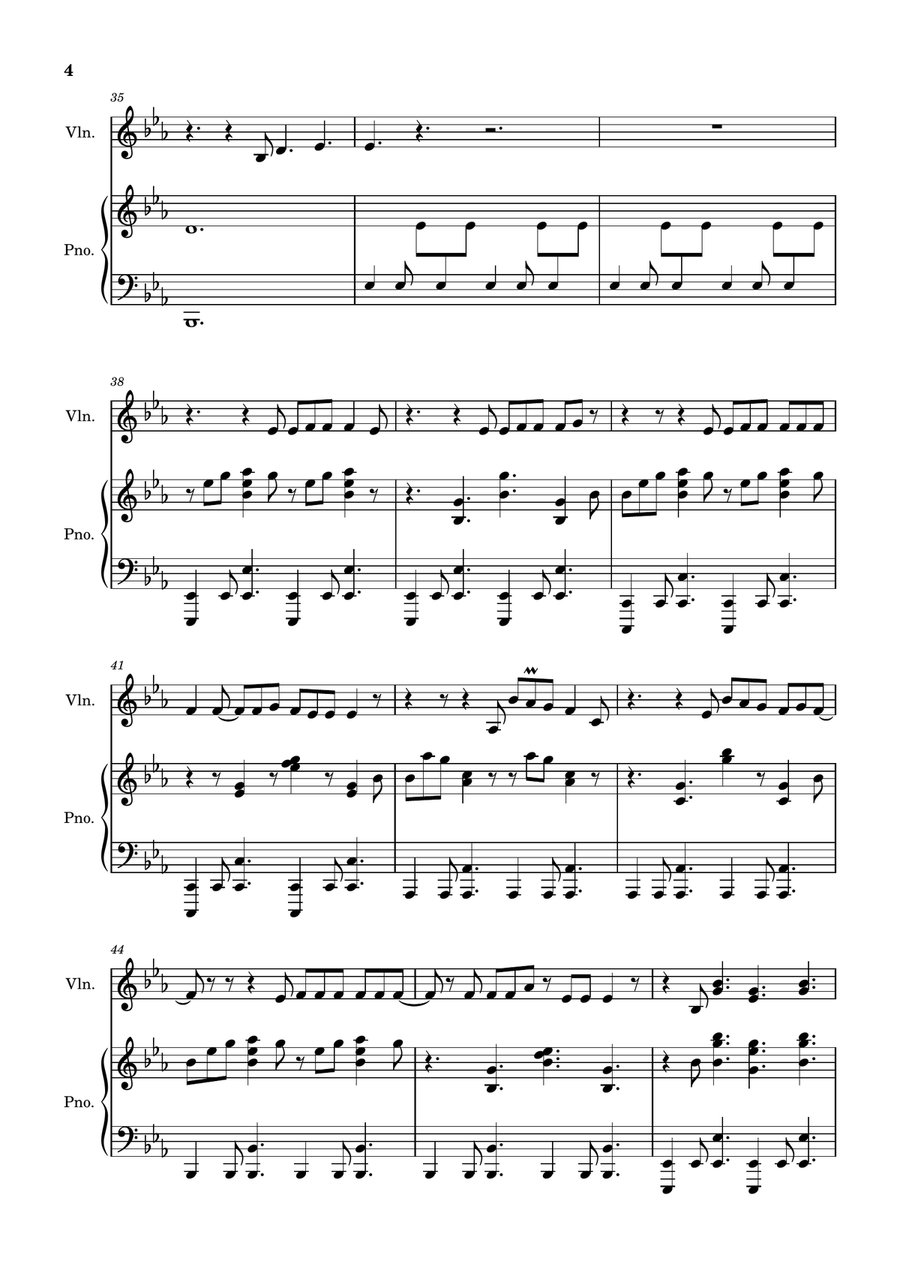 Before You Go Violin Solo scores gallery preview page 4
