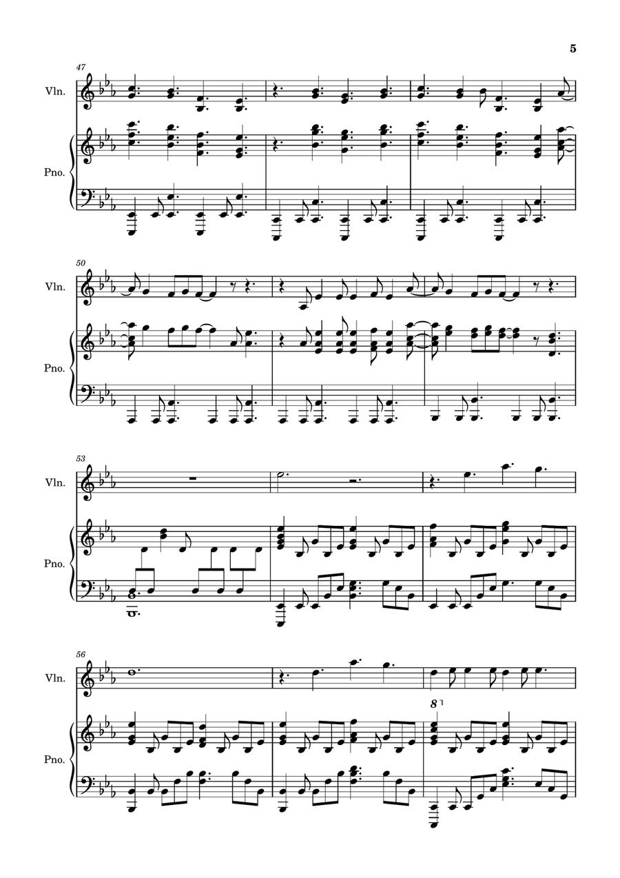 Before You Go Violin Solo scores gallery preview page 5