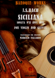 SICILIANA - SONATA Nº2 BWV 1031 - J.S.BACH - FOR VIOLIN AND GUITAR