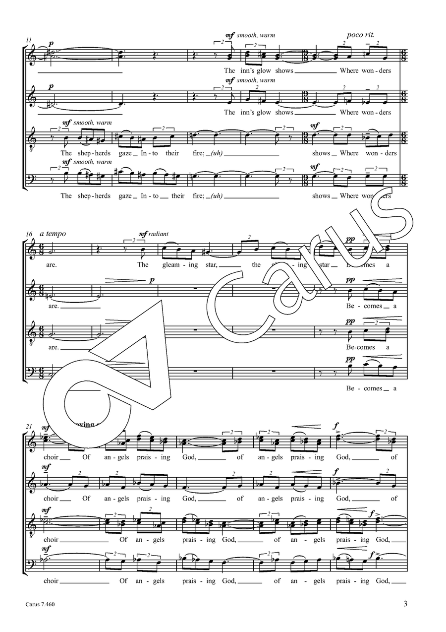 Three Points of Light Three Points of Light Divisi scores gallery preview page 3