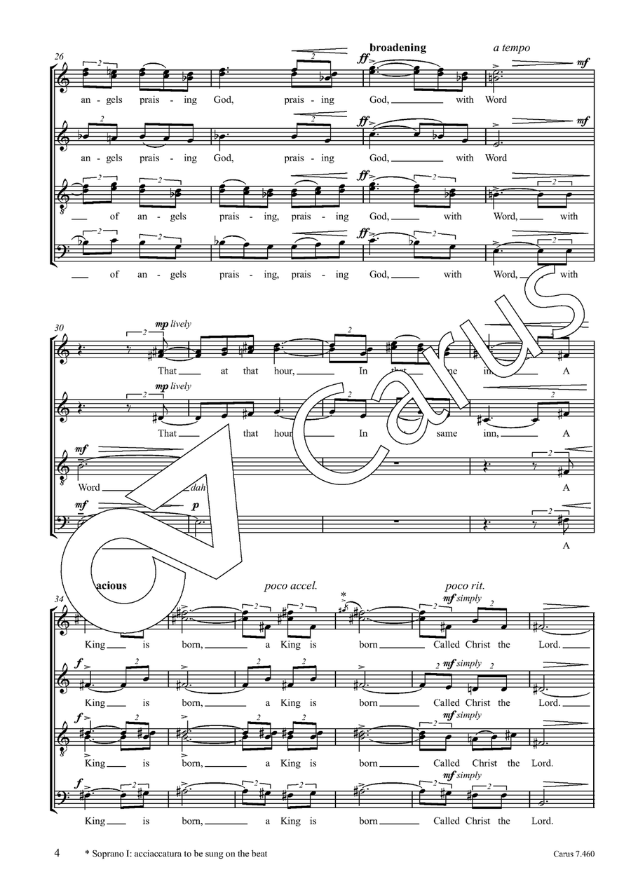 Three Points of Light Three Points of Light Divisi scores gallery preview page 4