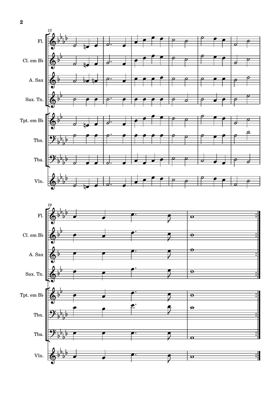 Com Tua mão segura Com Tua mão segura Small Ensemble scores gallery preview page 2