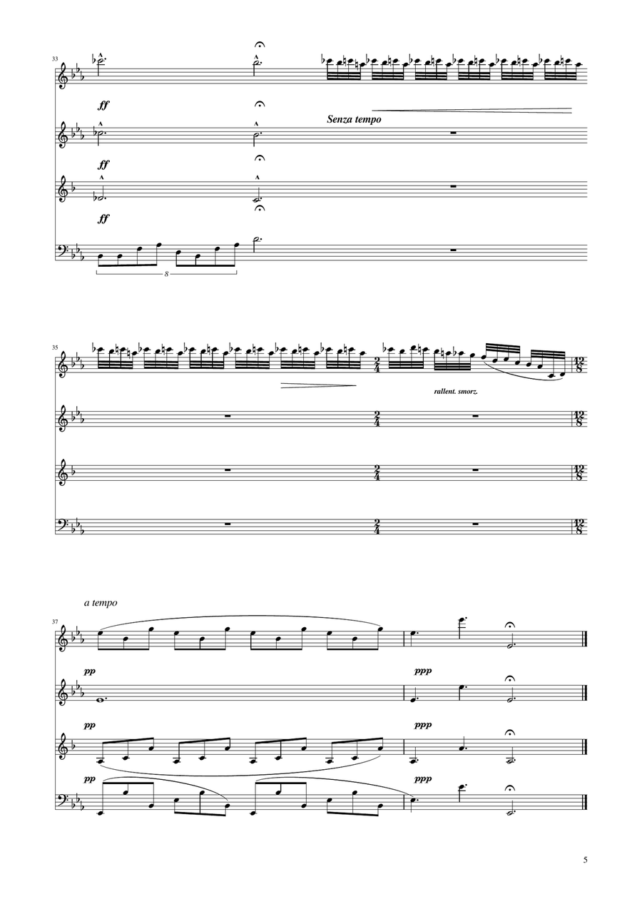 Chopin - Nocturne op.9 No.2 - Woodwind Quartet Woodwind Quartet scores gallery preview page 5