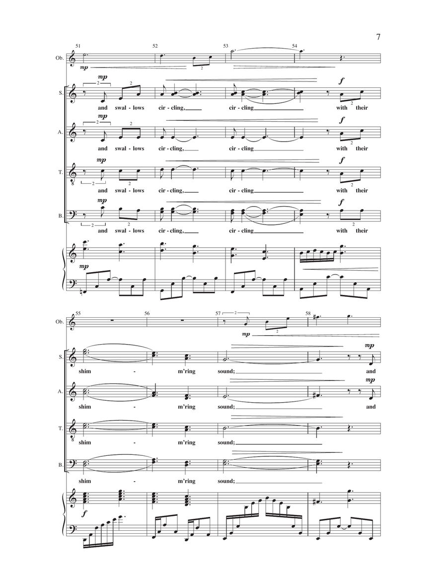 There Will Some Soft Rains Divisi scores gallery preview page 6