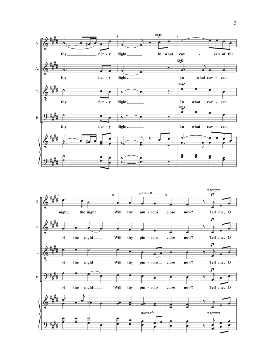 The World's Wanderers The World's Wanderers 4-Part scores gallery preview page 2