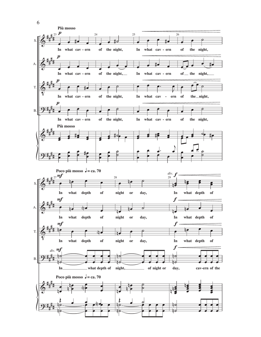 The World's Wanderers The World's Wanderers 4-Part scores gallery preview page 5