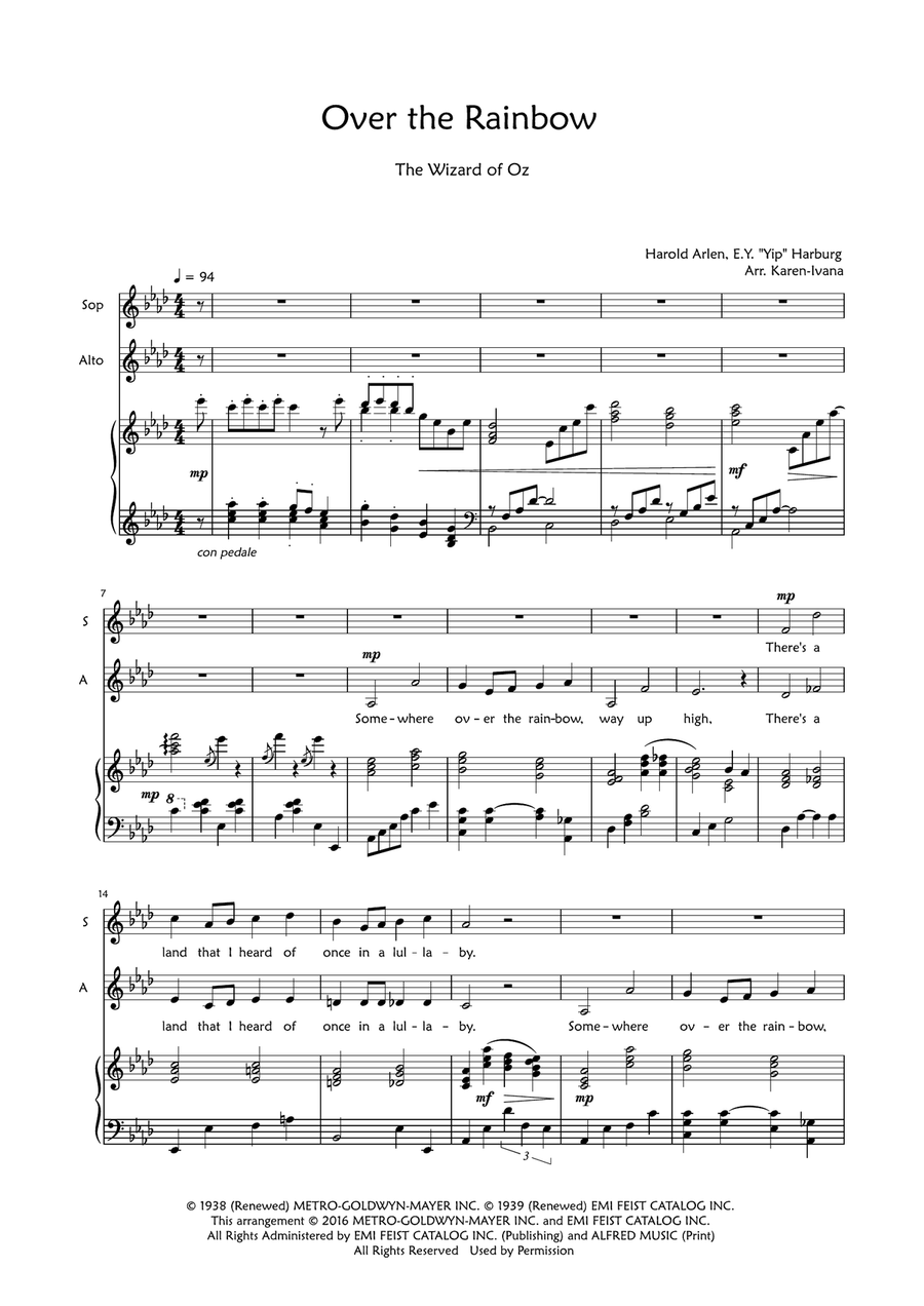 Over The Rainbow Over The Rainbow SA scores gallery preview page 1