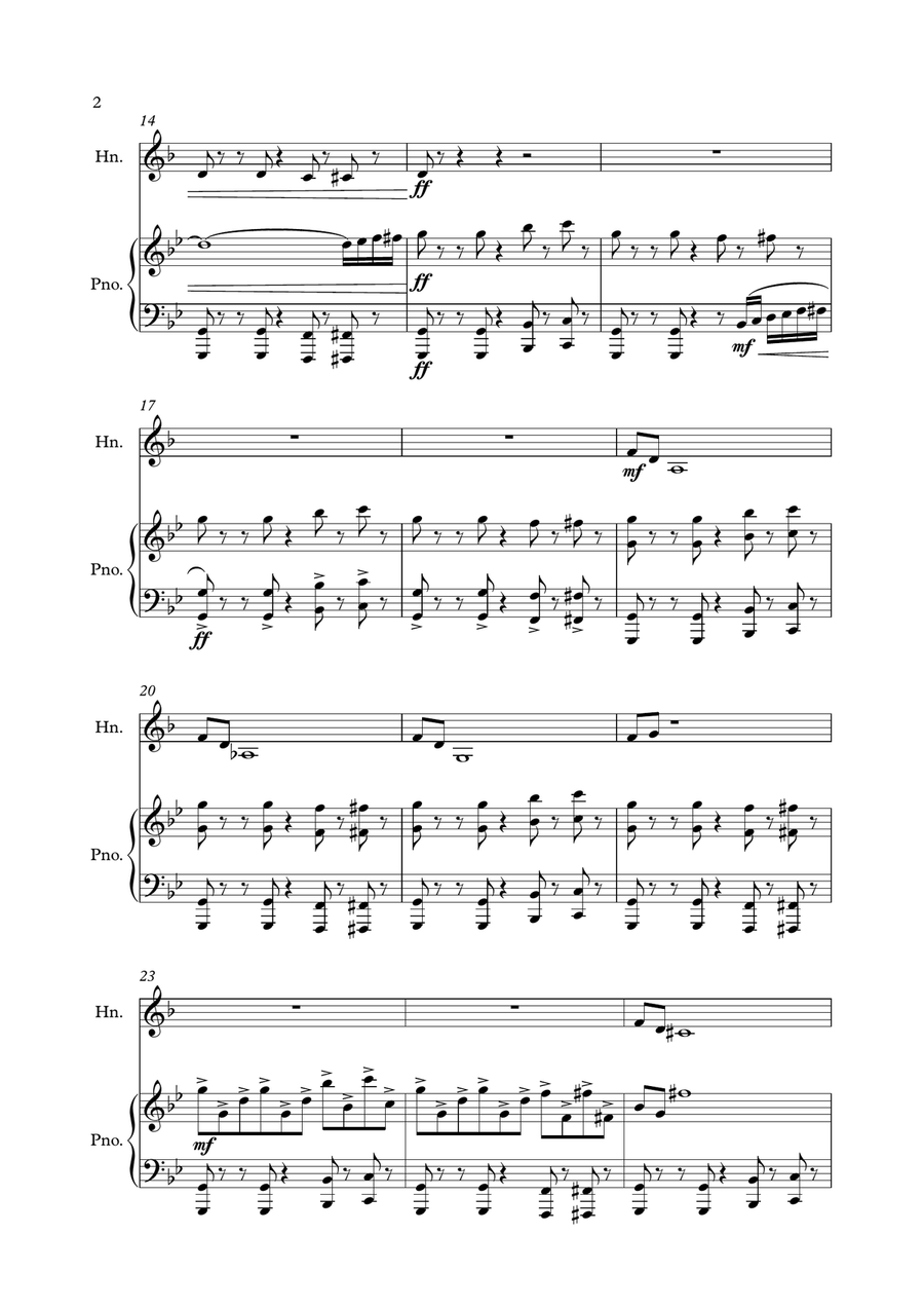 Mission: Impossible Theme Piano scores gallery preview page 2