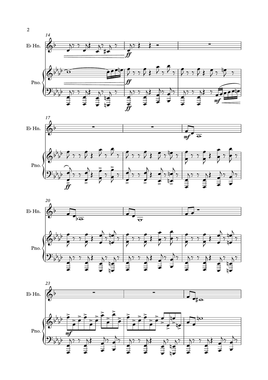 Mission: Impossible Theme Horn scores gallery preview page 2