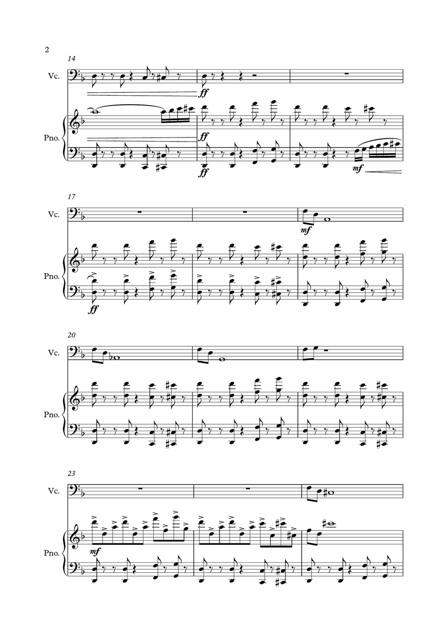 Mission: Impossible Theme Piano scores gallery preview page 2