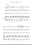 Chopin - Nocturne op.9 No.2 - Flute Trio