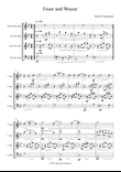 Feuer und Wasser (Fire and Water) for recorder quartet