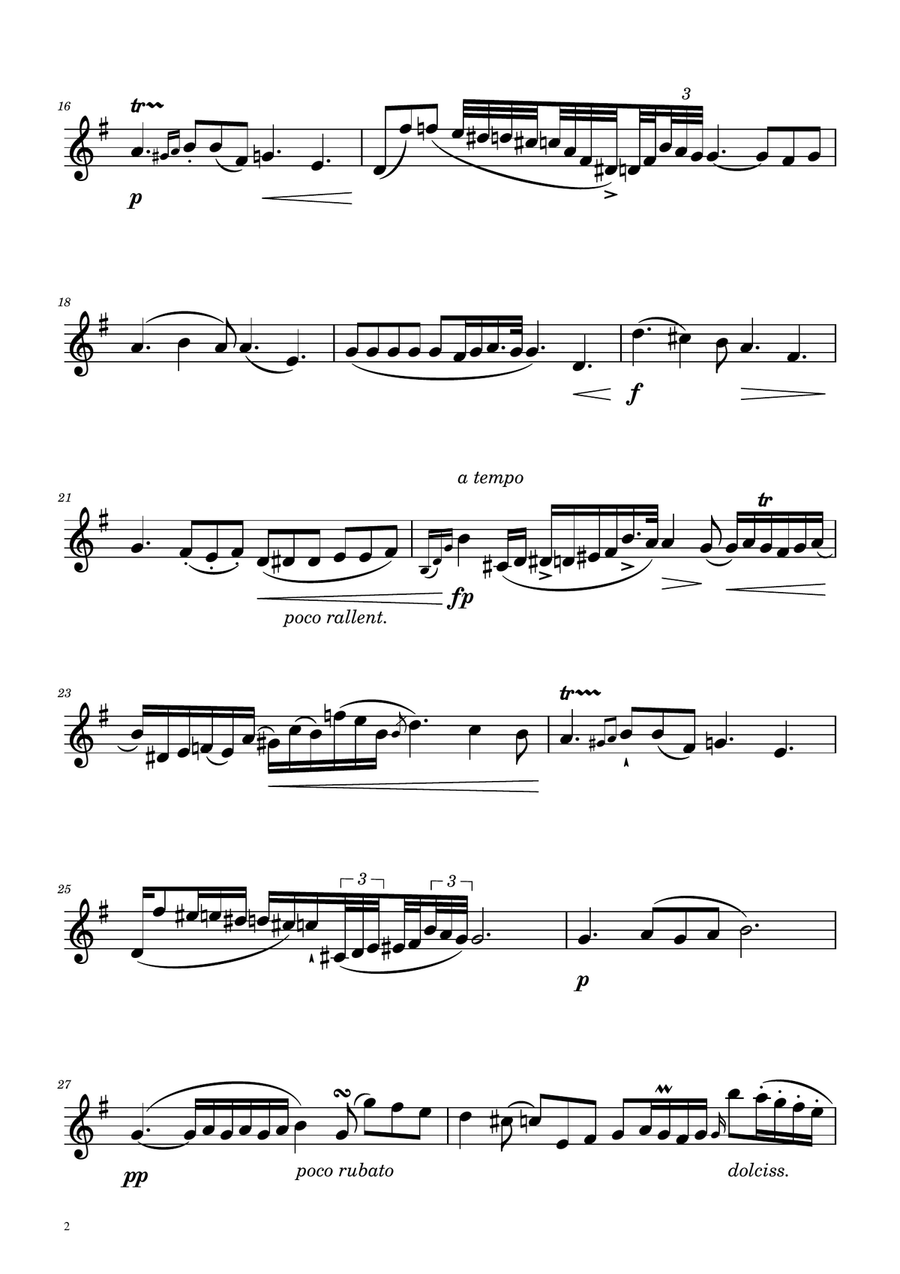 Chopin - Nocturne op.9 No.2 - Brass Trio Brass Trio scores gallery preview page 6