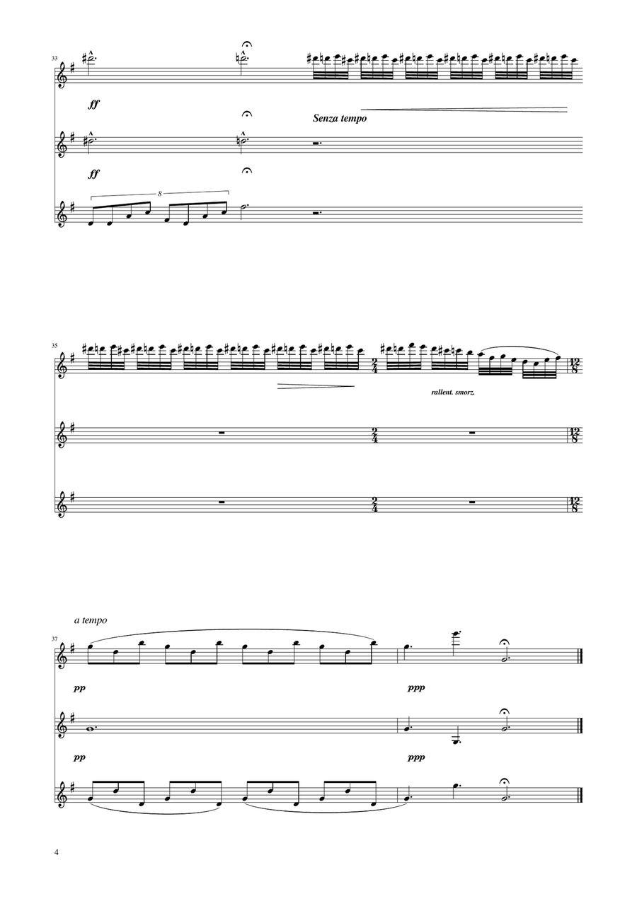 Chopin - Nocturne op.9 No.2 - Clarinet Trio Clarinet Trio scores gallery preview page 4