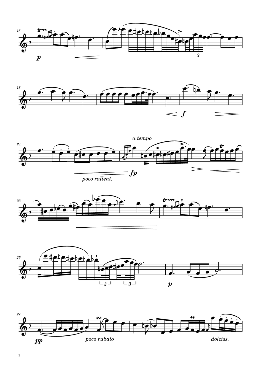 Chopin - Nocturne op.9 No.2 - Flute Trio Flute Trio scores gallery preview page 6