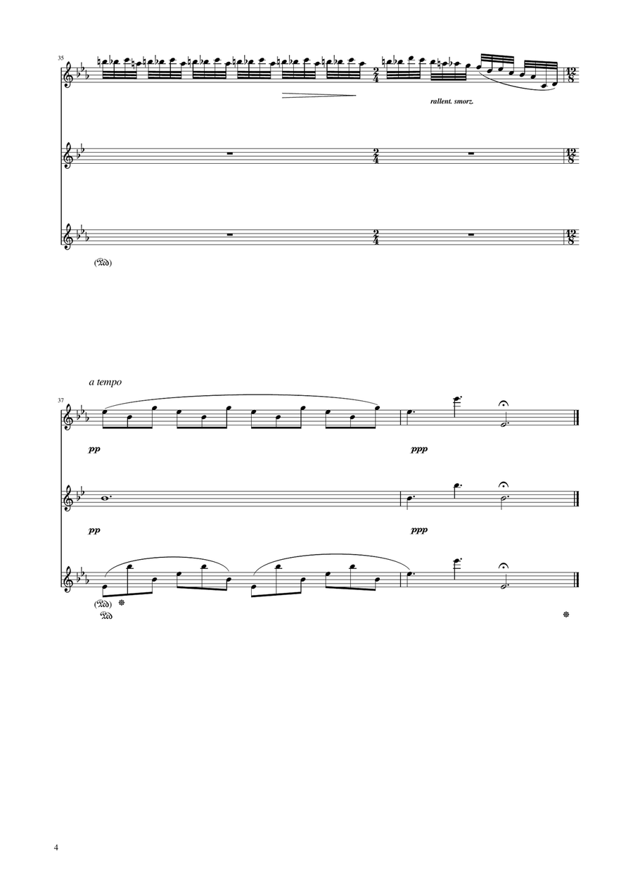 Chopin - Nocturne op.9 No.2 - Sax Trio SAT SAT scores gallery preview page 4