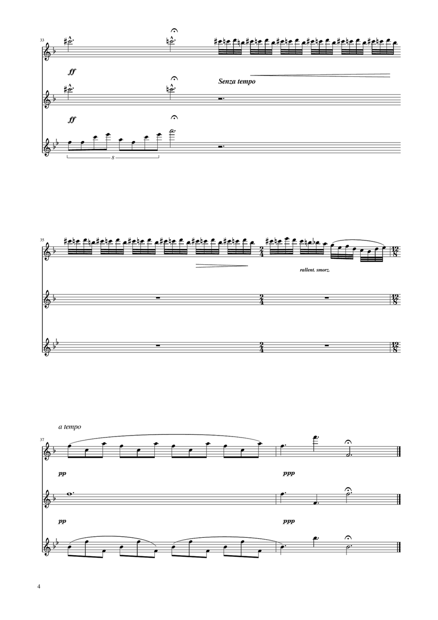 Chopin - Nocturne op.9 No.2 - Flute Trio Flute Trio scores gallery preview page 4