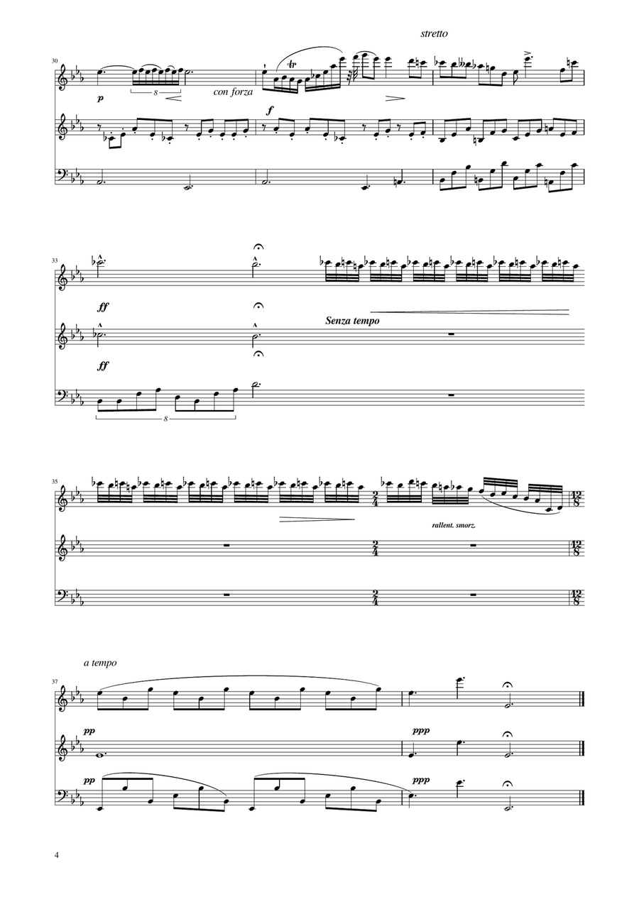 Chopin - Nocturne op.9 No.2 - Woodwind Trio Woodwind Trio scores gallery preview page 4