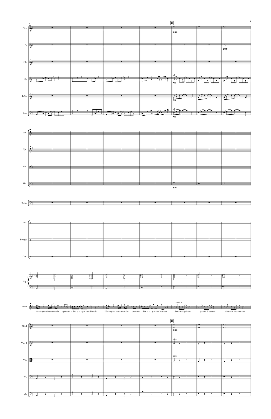 Dos Oruguitas Dos Oruguitas Full Orchestra scores gallery preview page 3