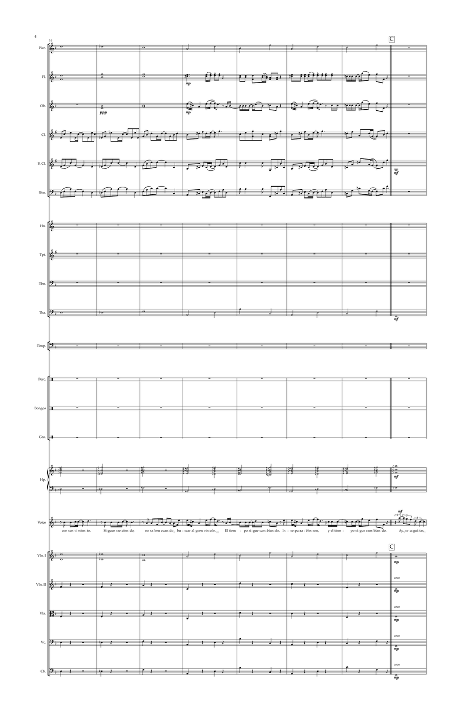 Dos Oruguitas Dos Oruguitas Full Orchestra scores gallery preview page 4