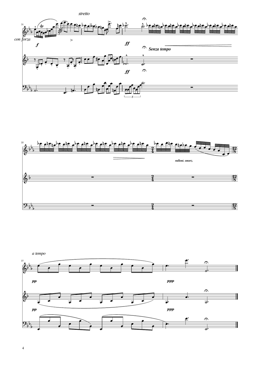 Chopin - Nocturne op.9 No.2 - Woodwind Trio Woodwind Trio scores gallery preview page 4